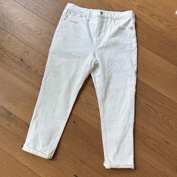 Madewell The Perfect Vintage Jean - Size 30 Petite - NWT - White Denim - Picture 1 of 10